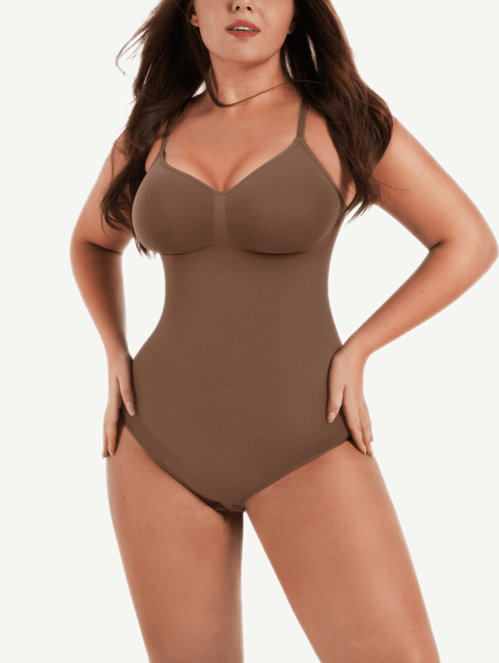 Wholesale Seamless Scultp Covered Bust Jumpsuit Thong Bodysuit