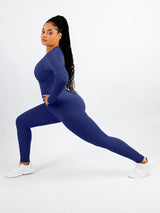Shapewear | Deep V Jumpsuit | Ribbed Texture