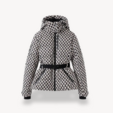 Women’s Puffer Jacket | Belted Hooded Coat | Water-Resistant Winter Outerwear | Insulated Warmth