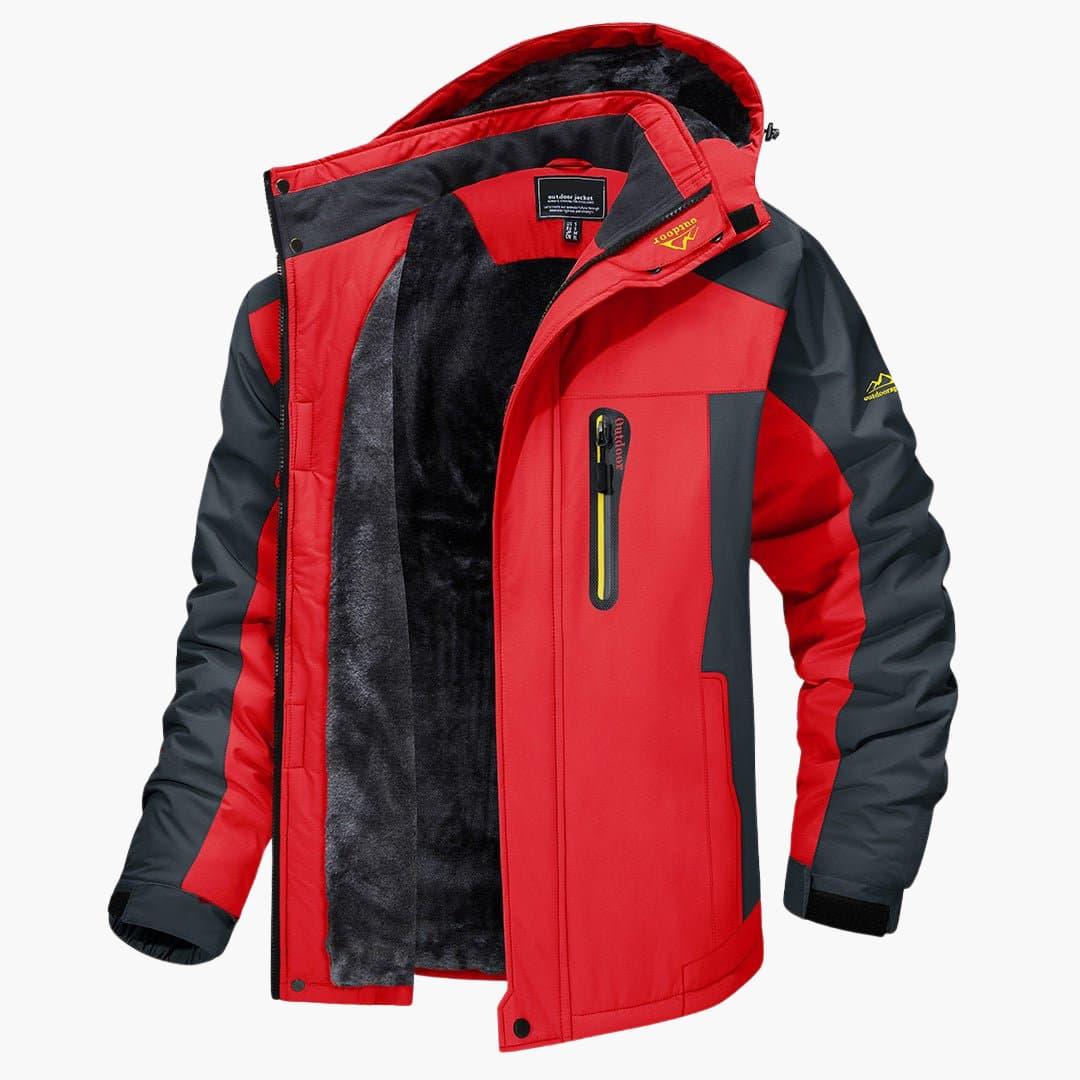 Men’s Waterproof Winter Jacket | Windproof Outdoor Coat | Thermal Lining