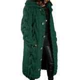 Women’s Chunky Knit Cardigan in Open Front Style | Cozy Long Sleeve Sweater