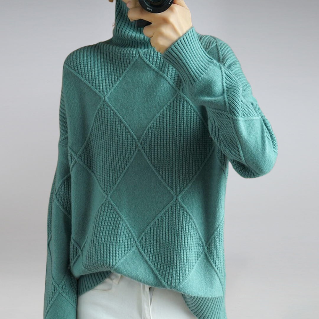 Women’s Turtleneck Sweater in Classic Roll Neck Style | Elegant Winter Jumper