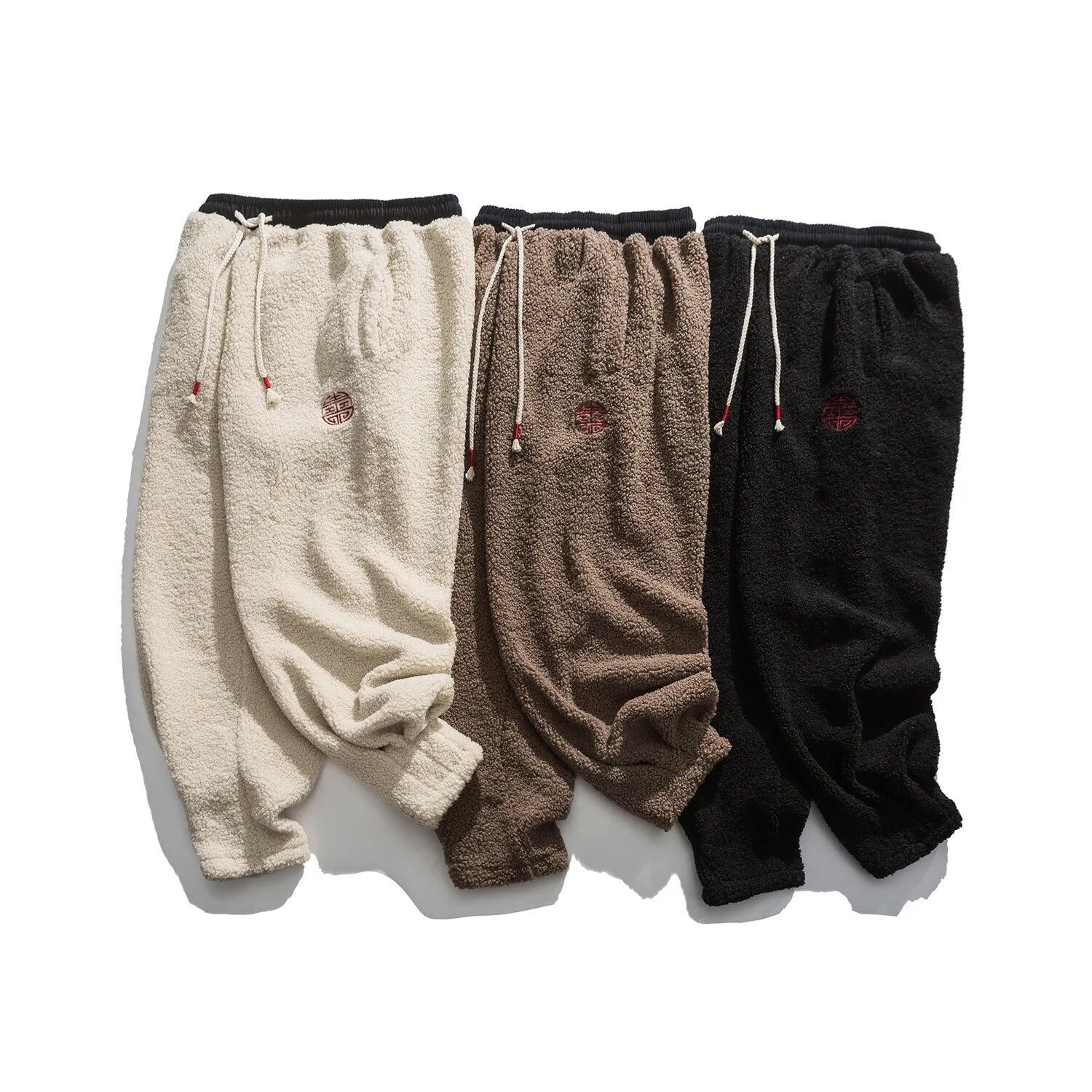 Fleece Joggers for Men | Relaxed Fit | Warm Winter Trousers