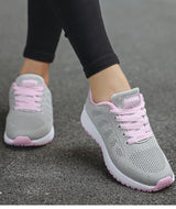 Ergonomic Lace-Up Trainers | Lightweight Sole | Comfortable Shoes for Women