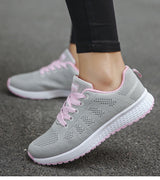 Ergonomic Lace-Up Trainers | Lightweight Sole | Comfortable Shoes for Women