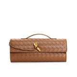 Marcelle | Woven Leather Clutch Bag | Crossbody & Shoulder Option