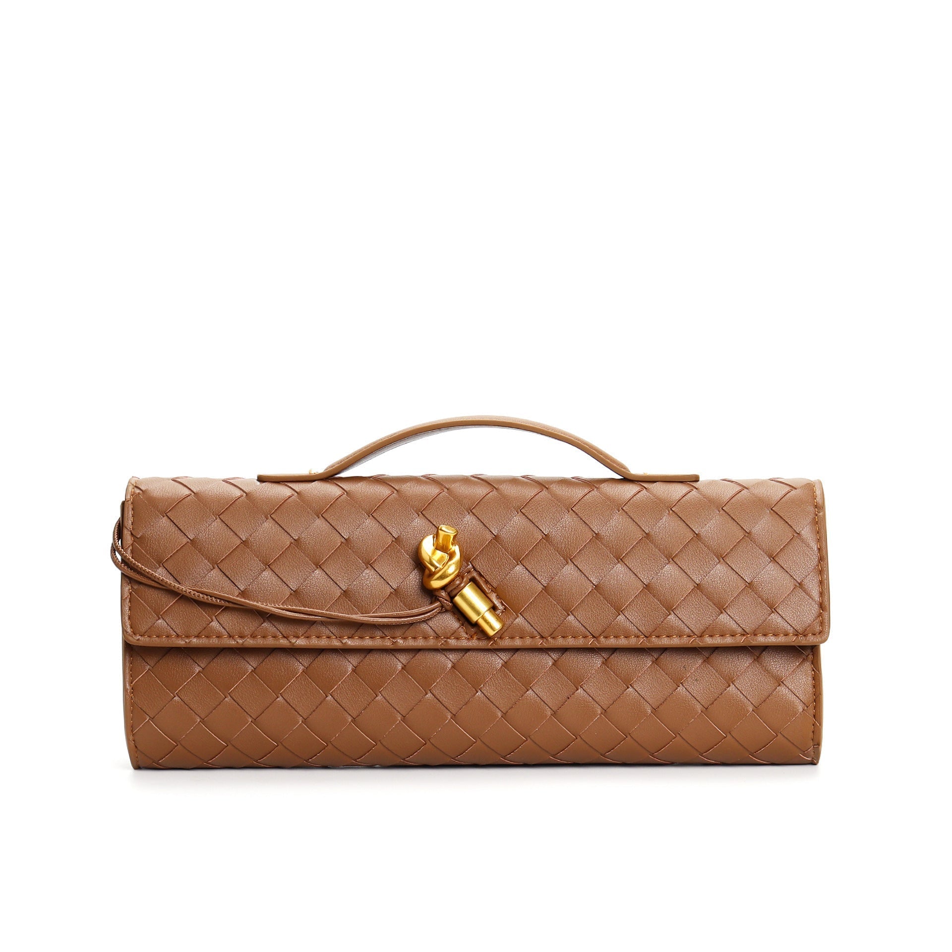 Marcelle | Woven Leather Clutch Bag | Crossbody & Shoulder Option