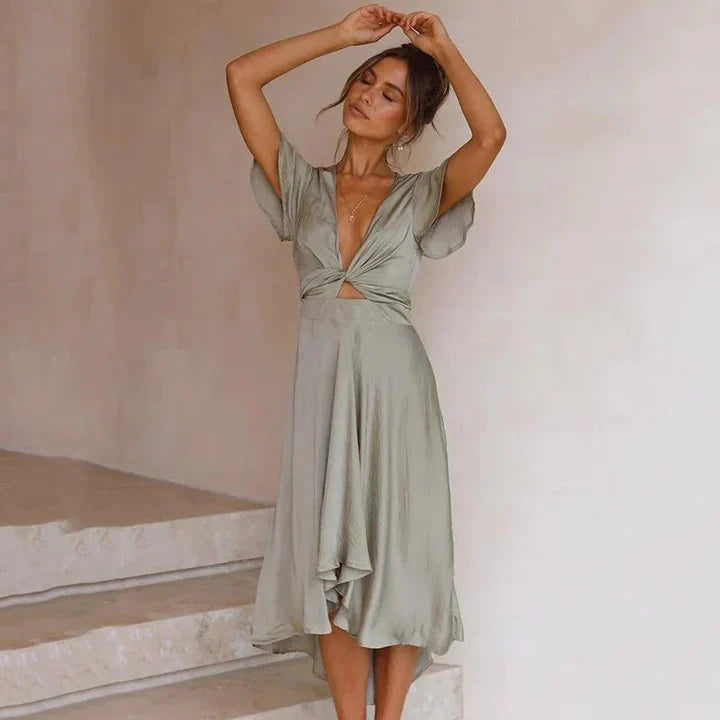 Vintage Summer Dress | Flowy Silhouette | Elegant Fit
