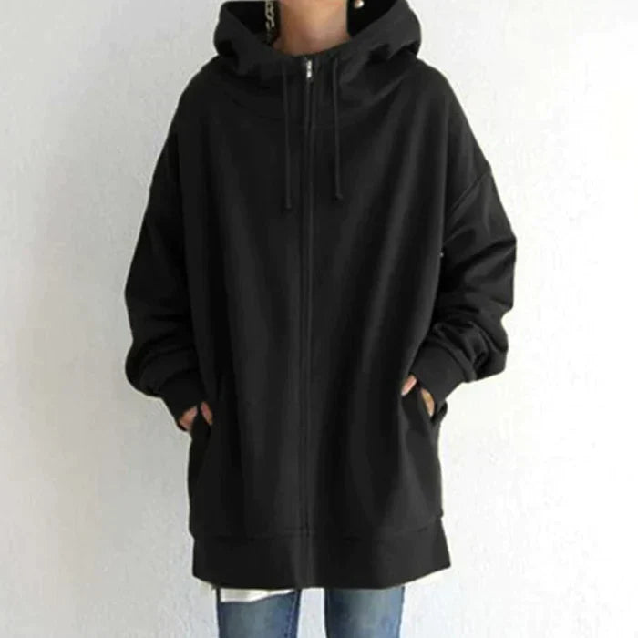 Women’s Long Hoodie with Hood | Casual Oversized Sweatshirt for Winter