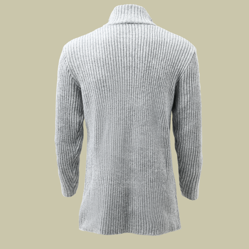 Men’s Knit Vest Cardigan with Stand Collar | Mid-Length Smart Casual Layer
