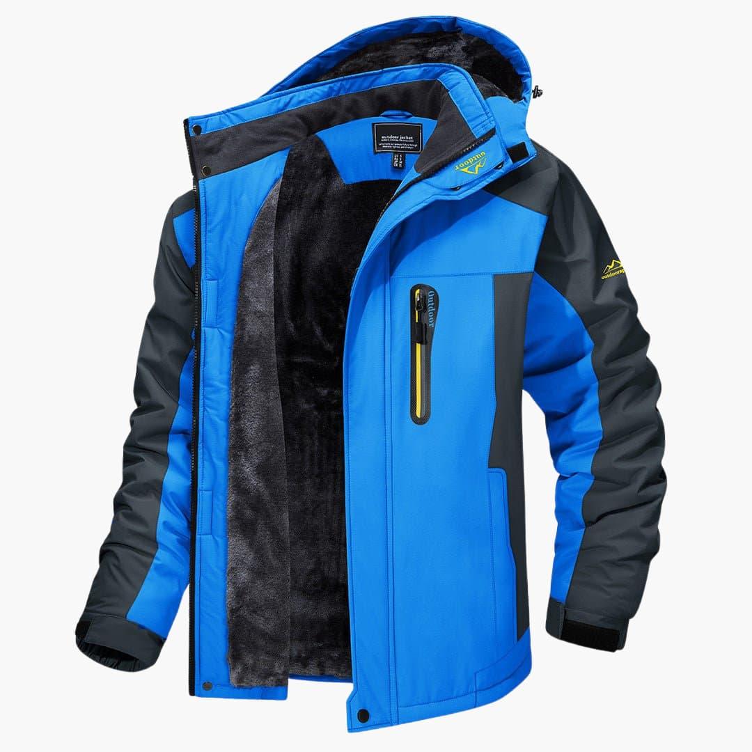 Men’s Waterproof Winter Jacket | Windproof Outdoor Coat | Thermal Lining