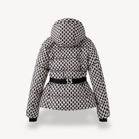 Women’s Puffer Jacket | Belted Hooded Coat | Water-Resistant Winter Outerwear | Insulated Warmth