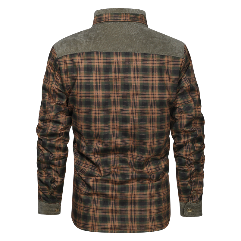Men’s Lumber Jacket with Fur Lining in Winter Style | Warm Casual Coat