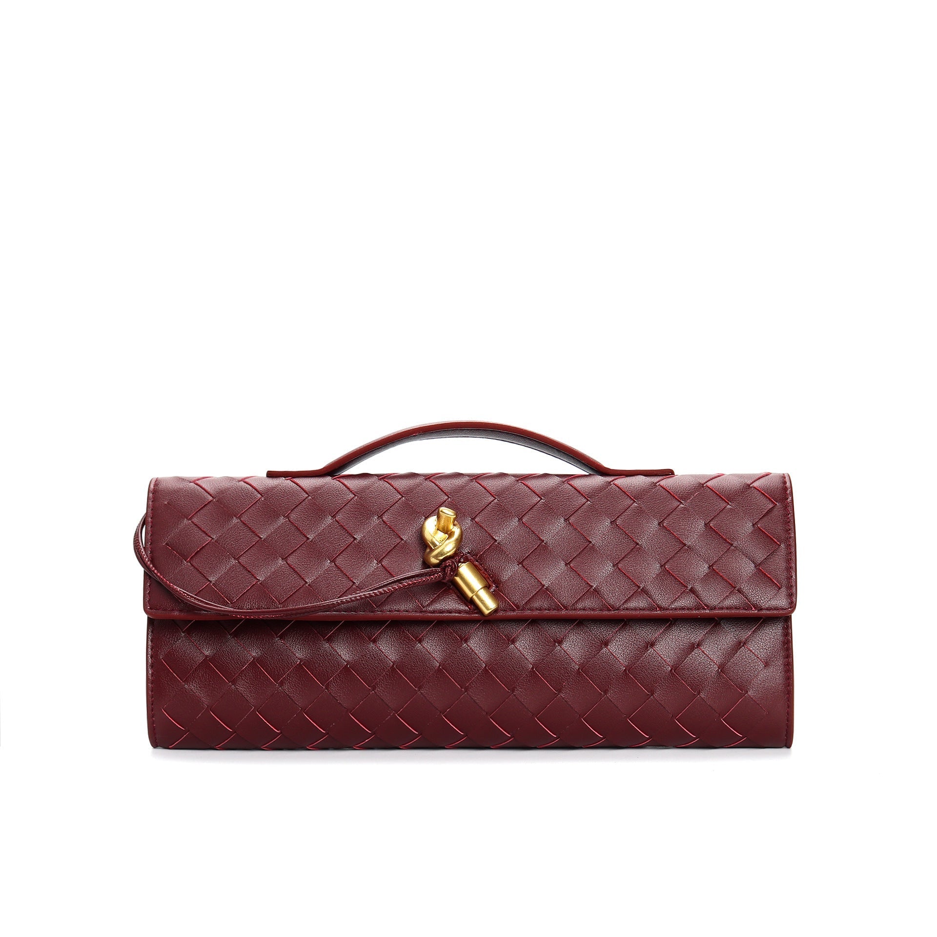 Marcelle | Woven Leather Clutch Bag | Crossbody & Shoulder Option