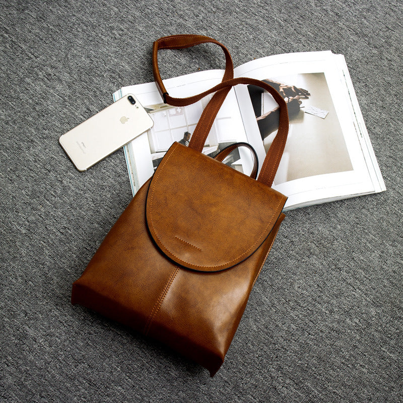 Women’s Leather Backpack Handbag in Modern Style | Versatile Ladies Tote Bag