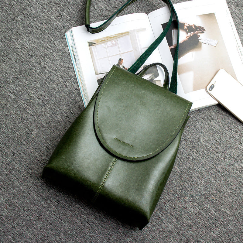 Women’s Leather Backpack Handbag in Modern Style | Versatile Ladies Tote Bag