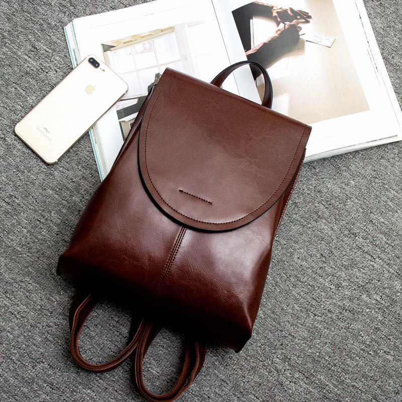 Women’s Leather Backpack Handbag in Modern Style | Versatile Ladies Tote Bag