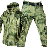 Men’s Winter Tracksuit with Coat and Pants | Warm Outdoor Cargo Set