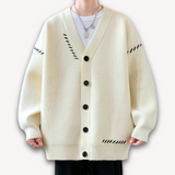Men’s Knitted Cardigan Sweater | Button-Up Design | Winter Layer | Casual Smart Style