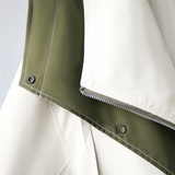 Oversized Trench Coat | Double Collar Design | Weather-Resistant Layer
