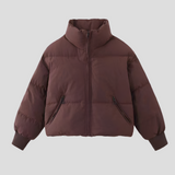 Women’s Puffer Jacket in Quilted Winter Style | Warm Winter Coat