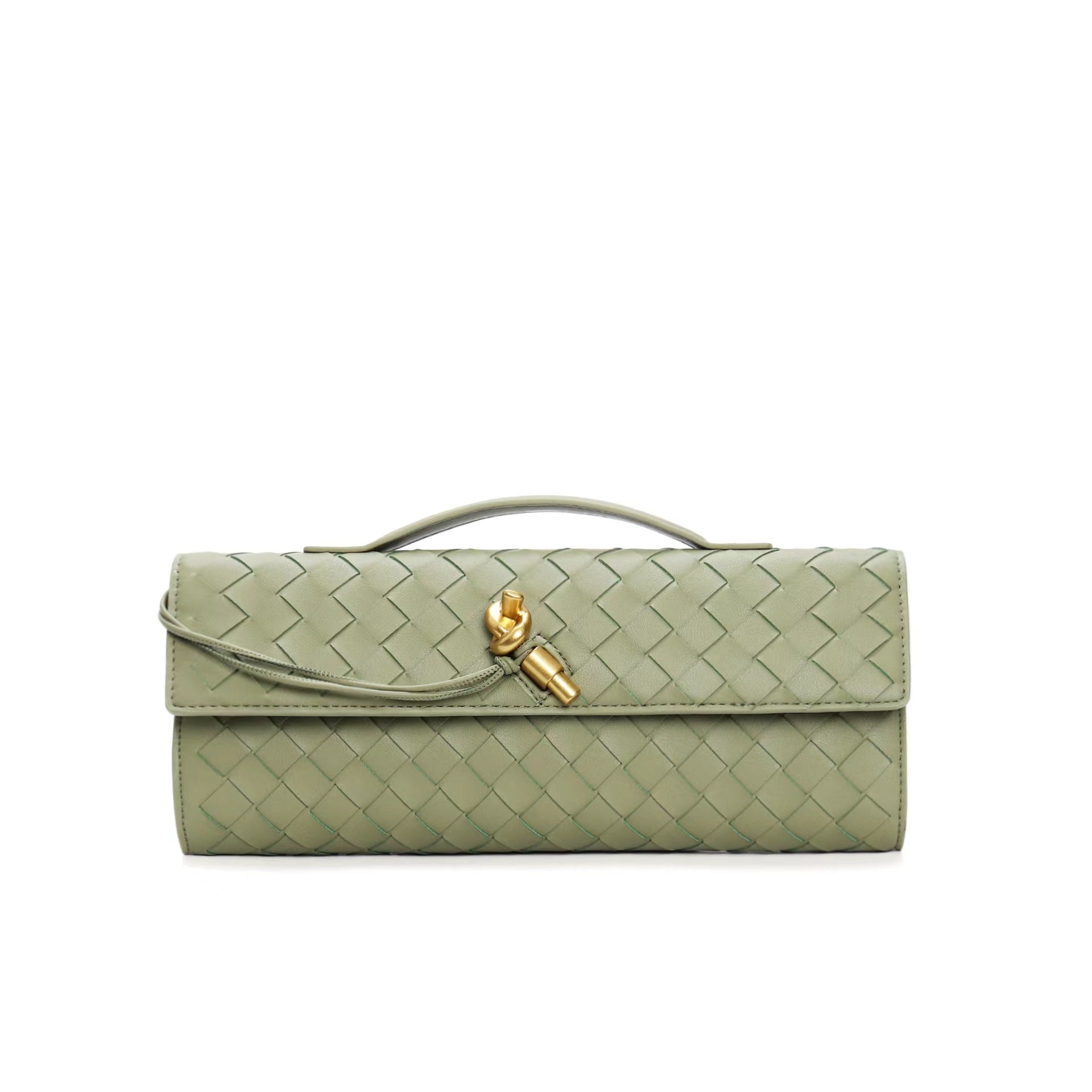 Marcelle | Woven Leather Clutch Bag | Crossbody & Shoulder Option