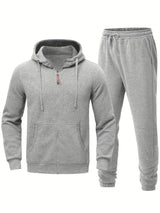 Men’s Tracksuit with Hoodie and Joggers | Casual Sportswear Set for Autumn Winter