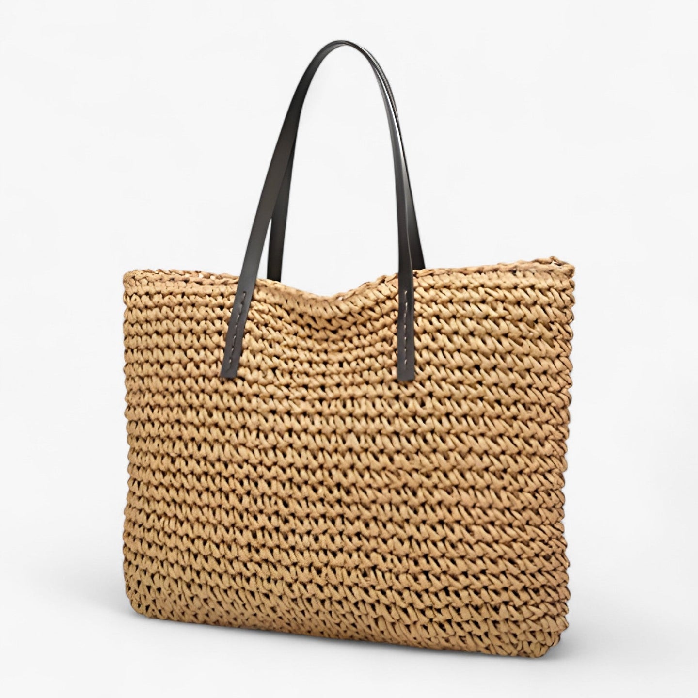 Boho Straw Beach Bag | Handcrafted Design | Summer Shoulder Tote