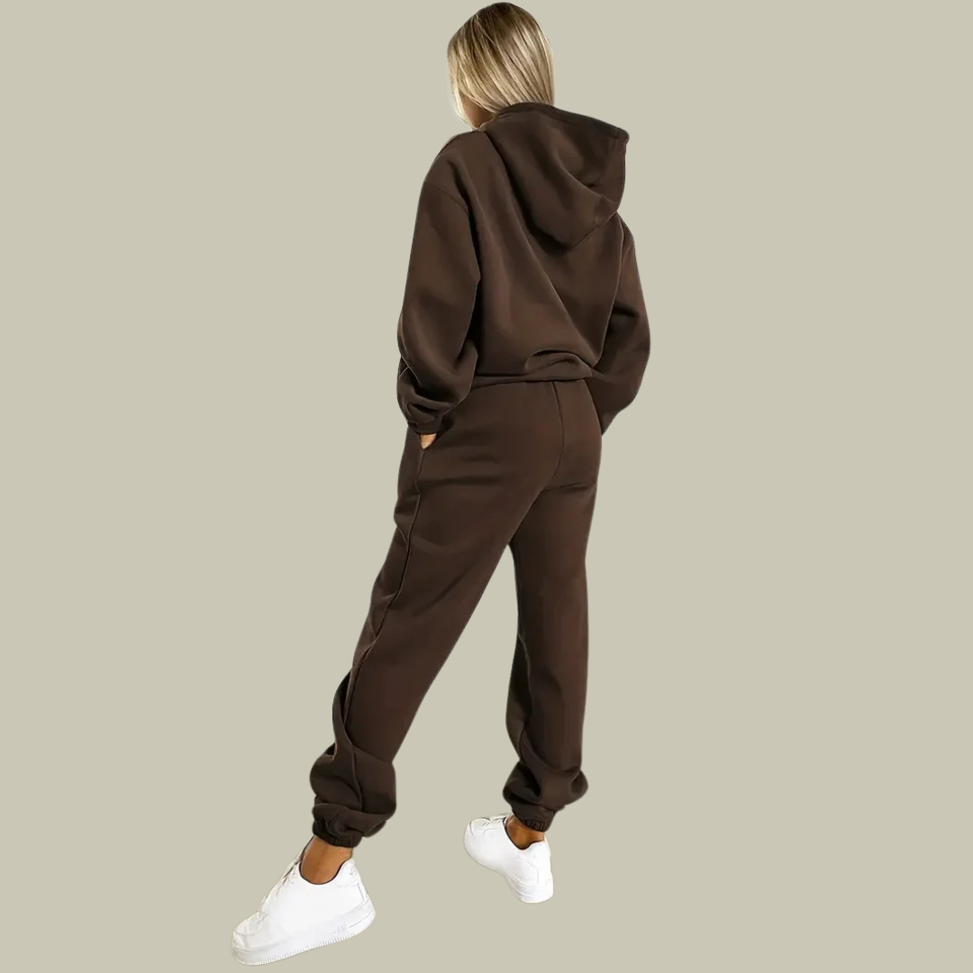 Women’s Two-Piece Hoodie and Jogger Set | Relaxed Fit | Warm & Stylish | Perfect for Streetwear