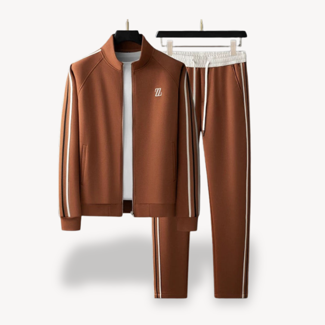 Men’s Tracksuit Set | Full-Zip Jacket and Joggers | Slim Fit | Casual Sportswear