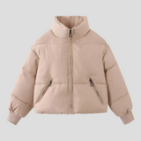 Women’s Puffer Jacket in Quilted Winter Style | Warm Winter Coat