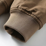 Men’s Wool Lined Winter Jacket with Zipper Closure | Warm Rugged Outdoor Coat