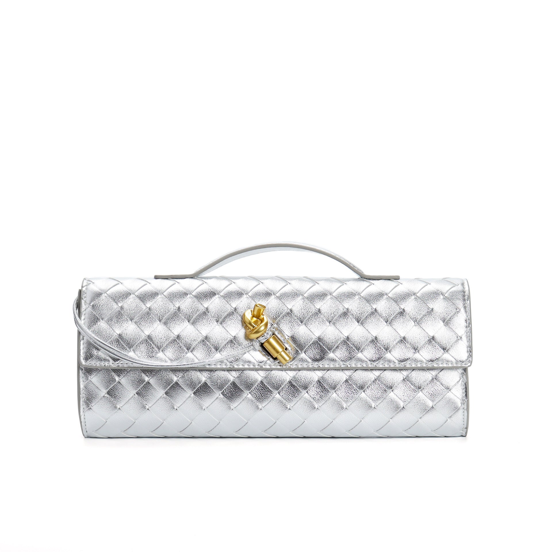 Marcelle | Woven Leather Clutch Bag | Crossbody & Shoulder Option