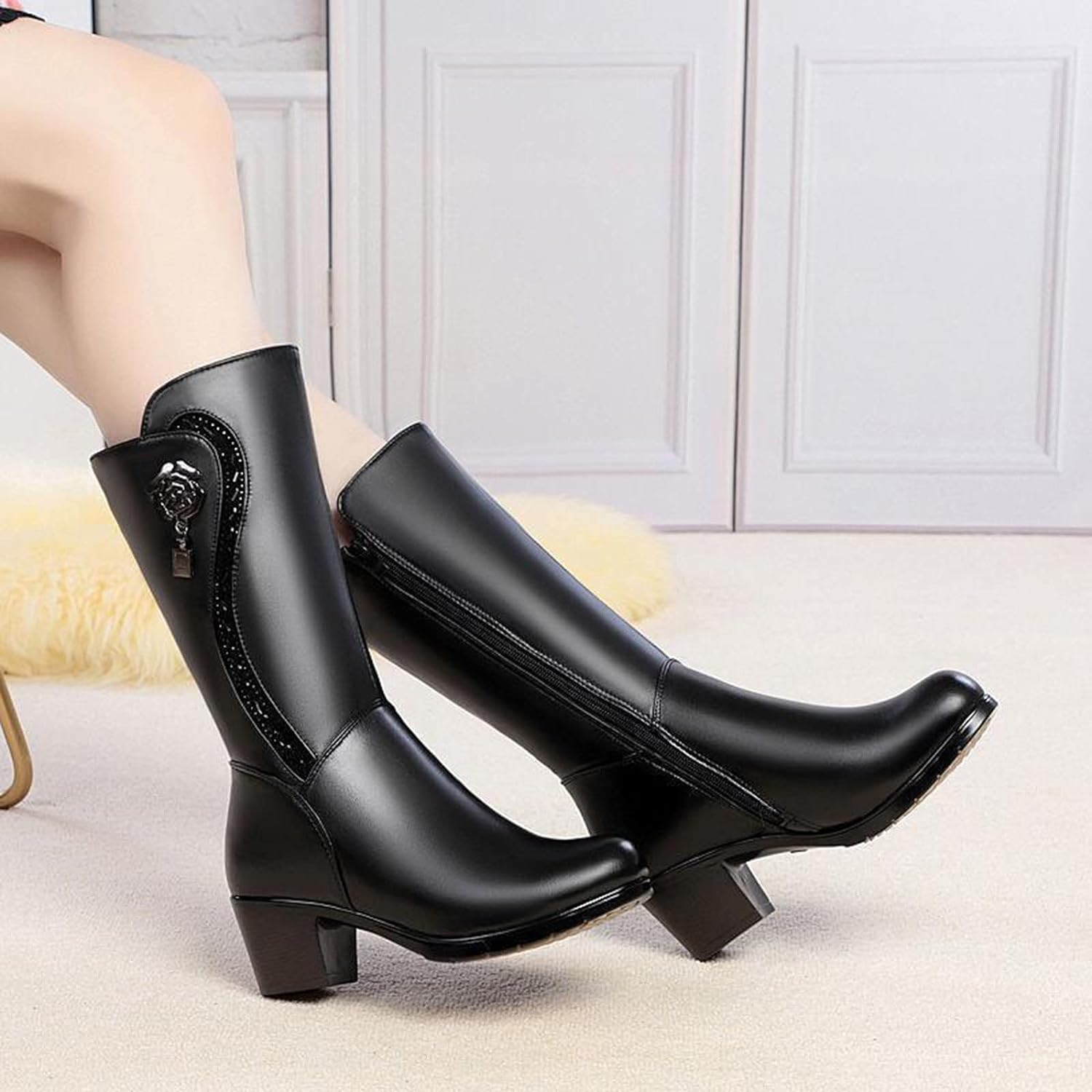 Women’s Winter Boots with Fleece Lining | Warm Waterproof Ladies Boots