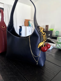 Shoulder Tote Bag | Cherry Charm Detail | Everyday Style | Compact Design