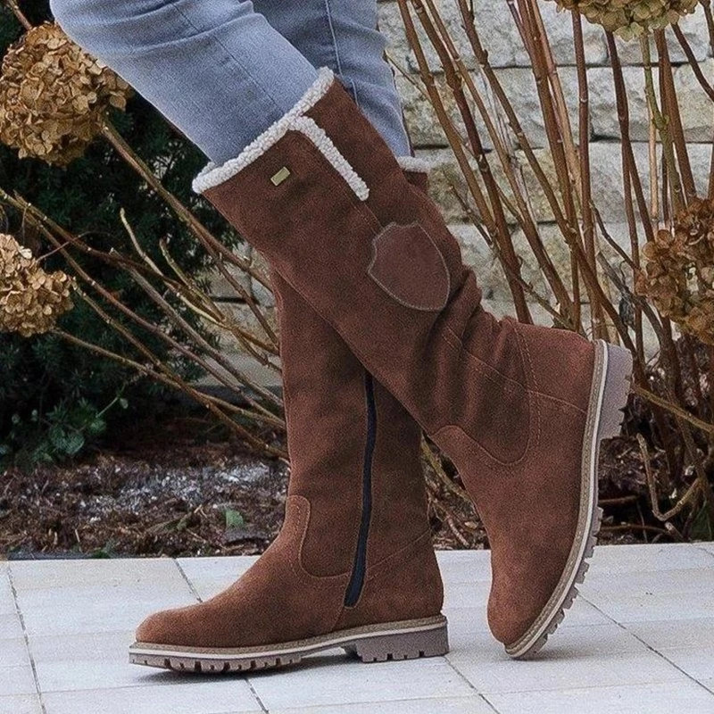 Fleece Lined Winter Boots | Waterproof Warmth | Non-Slip Sole