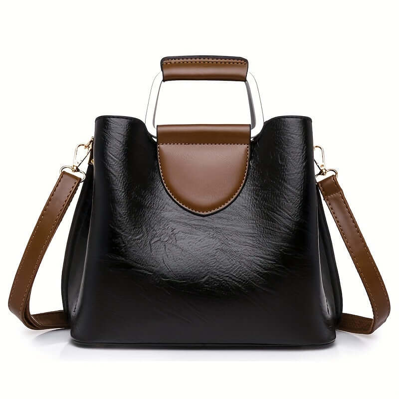 Elegant Two-Tone Handbag | Timeless Style | Everyday Function