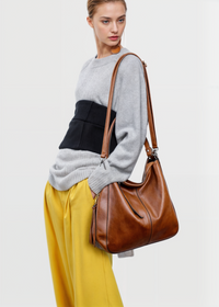 Valesse | Large Vegan Leather Shoulder Bag | Work & Everyday Use
