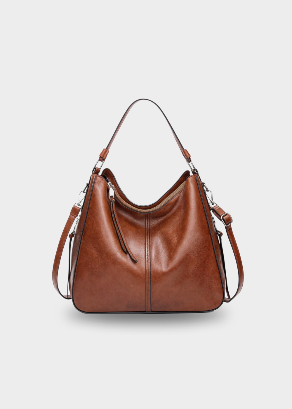 Valesse | Large Vegan Leather Shoulder Bag | Work & Everyday Use