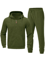 Men’s Tracksuit with Hoodie and Joggers | Casual Sportswear Set for Autumn Winter