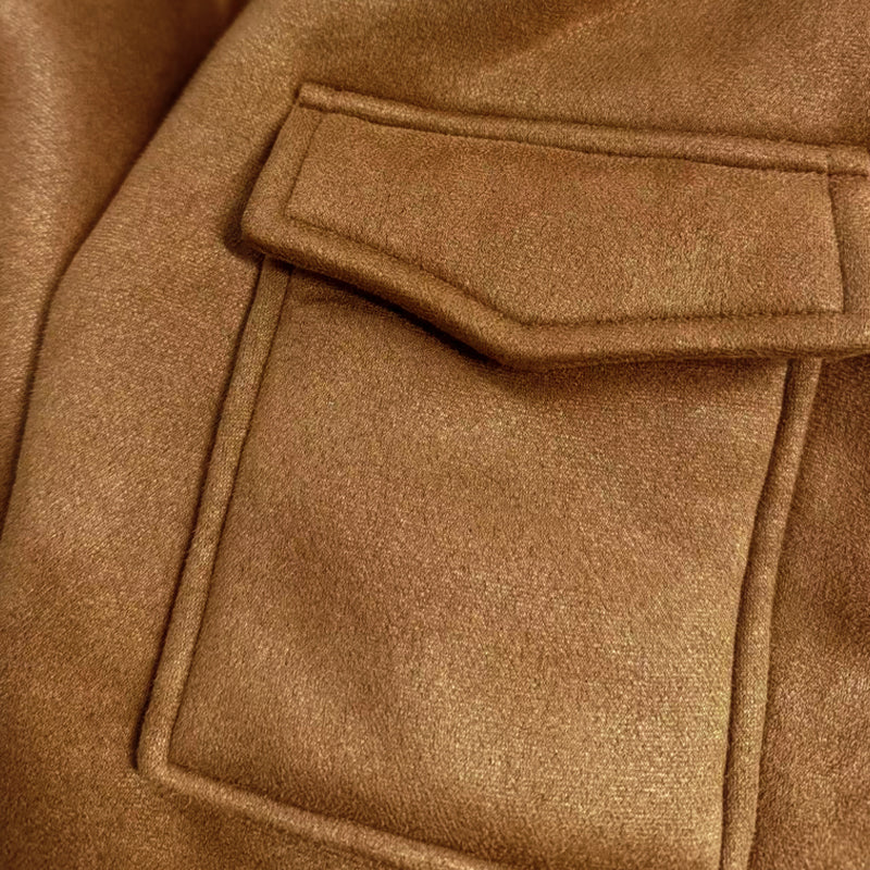 Men’s Winter Coat with Classic Lapel Collar | Warm Smart Casual Overcoat