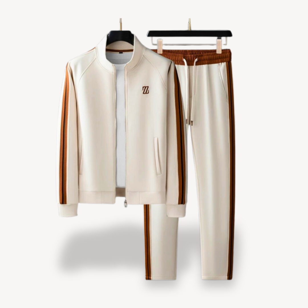 Men’s Tracksuit Set | Full-Zip Jacket and Joggers | Slim Fit | Casual Sportswear