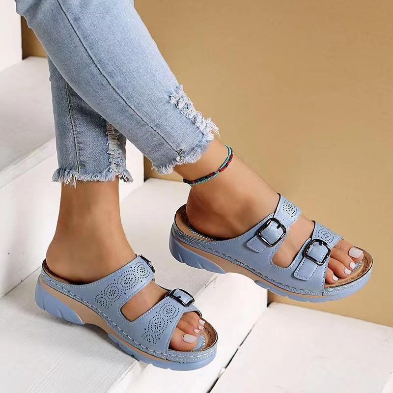 Orthopedic Wedge Sandals for Women | Arch Support | Comfortable Fit