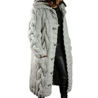 Women’s Chunky Knit Cardigan in Open Front Style | Cozy Long Sleeve Sweater
