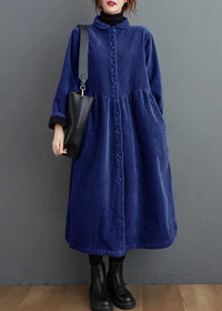 Women’s Corduroy Winter Coat in Long Overcoat Style | Warm Ladies Jacket for Autumn