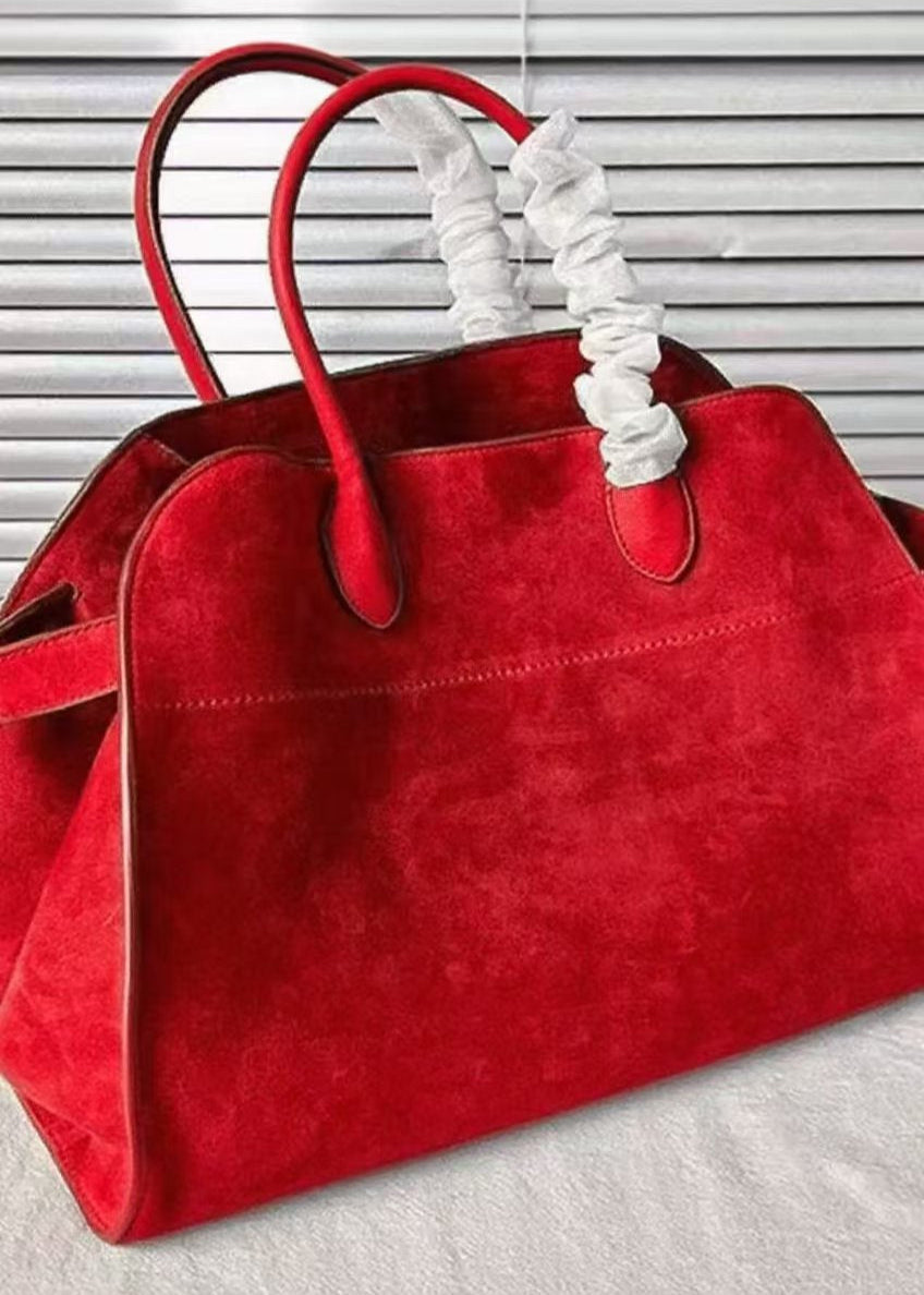 Women’s Large Suede Tote Bag | Designer Handbag with Shoulder and Crossbody Style