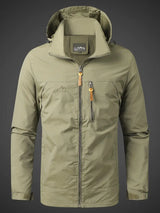 Men’s Waterproof Outdoor Jacket in Weatherproof Style | Lightweight Hiking Jacket