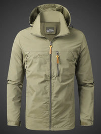 Men’s Waterproof Outdoor Jacket in Weatherproof Style | Lightweight Hiking Jacket