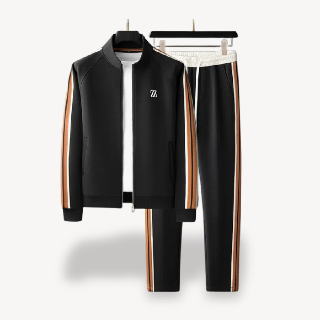 Men’s Tracksuit Set | Full-Zip Jacket and Joggers | Slim Fit | Casual Sportswear