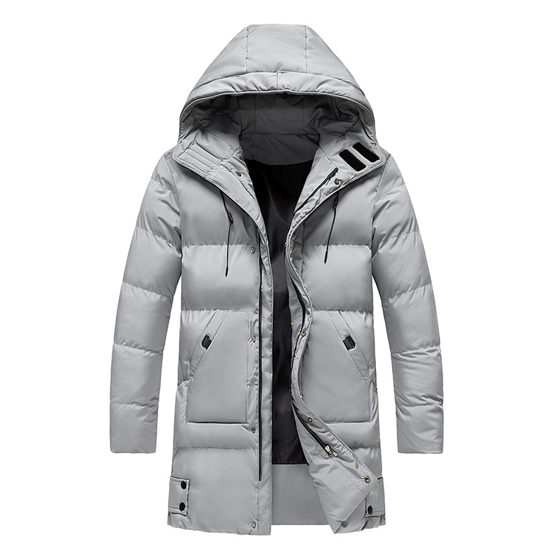 Men’s Long Puffer Jacket in Classic Winter Style | Warm Quilted Winter Coat